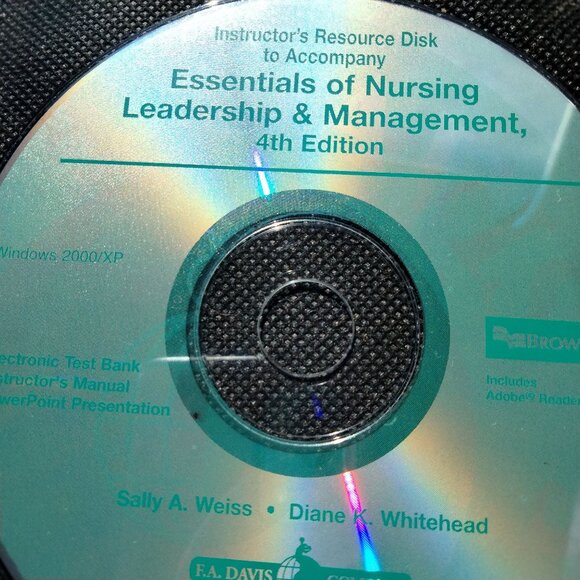 Essentials Of Nursing Leadership Management Test Bank Instructor Resource CD - Picture 5 of 6